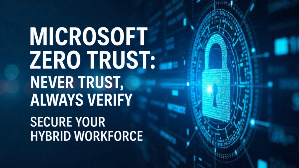 Microsoft zero trust